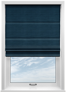 Ritz, Ulysses Blue - Roman Blind